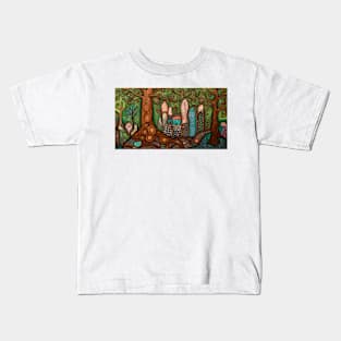 Folk Forest Worship Kids T-Shirt